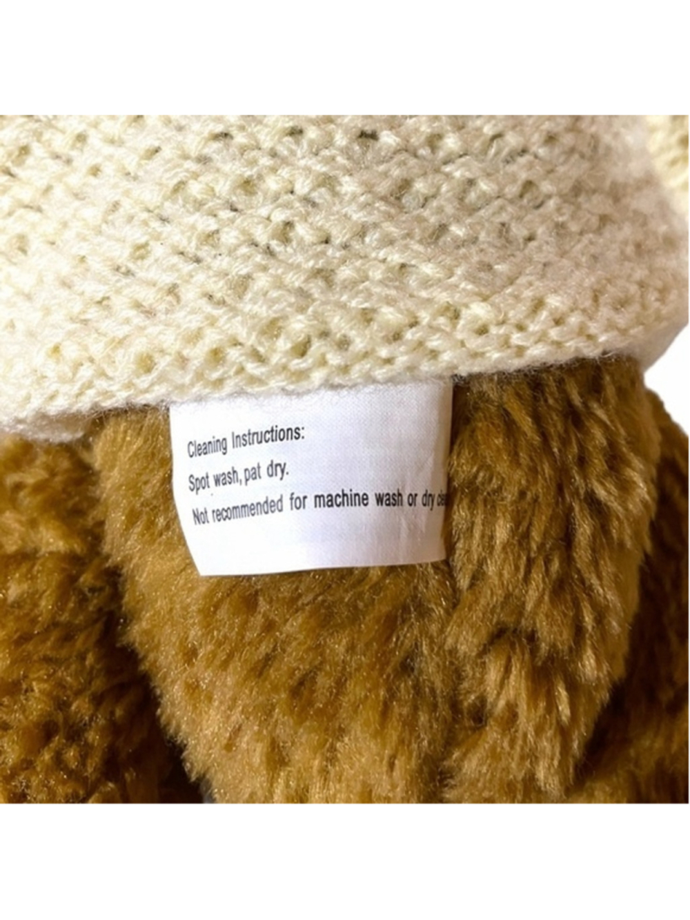 TENDER Hearts Treasures Teddy Bear Plush Stuffed Animal Jointed Sweater Plush - Picture 12 of 12
